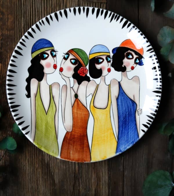 Büyük Boy Çini Tabak 