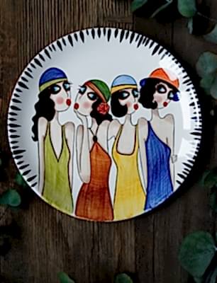 Büyük Boy Çini Tabak 