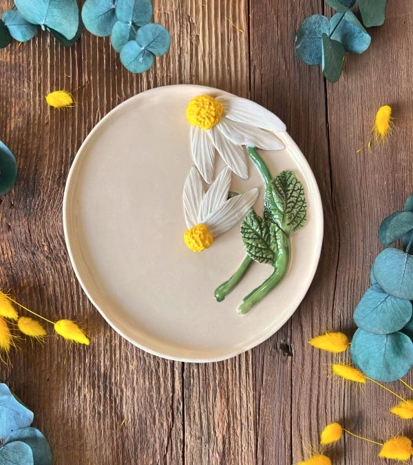 Papatyalı Pasta Tabak