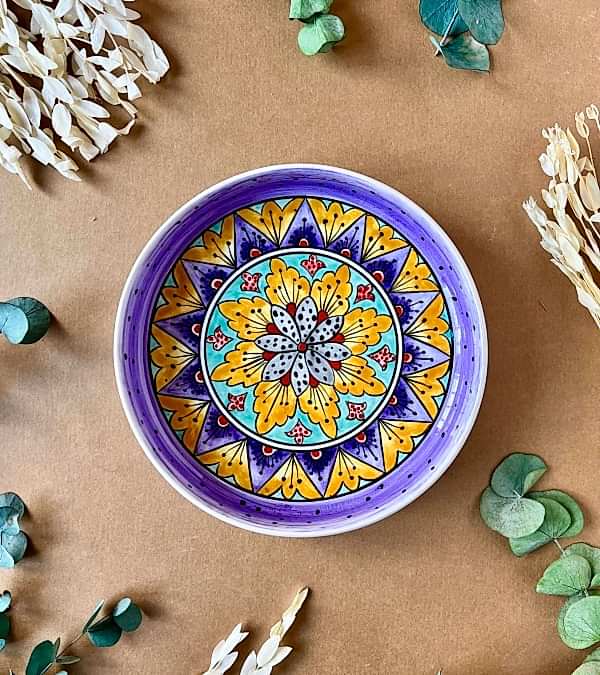 Özel Tasarım Çini Servis Kasesi