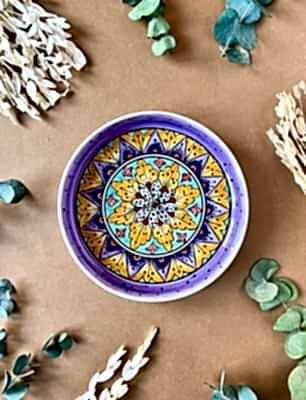 Özel Tasarım Çini Servis Kasesi