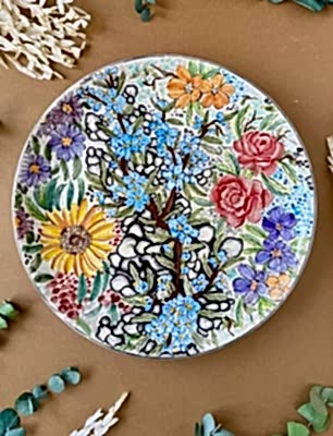 Özel Tasarım Çini Büyük Tabak