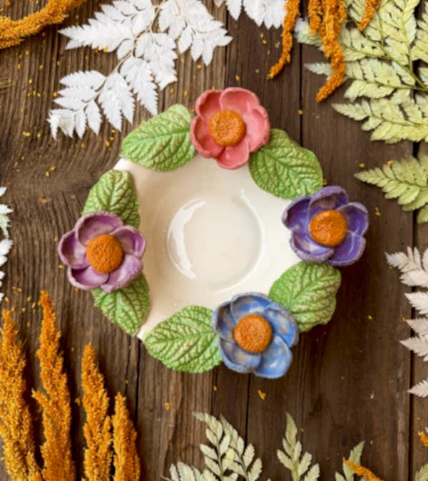 Çok Çiçekli Küçük Boy Kase