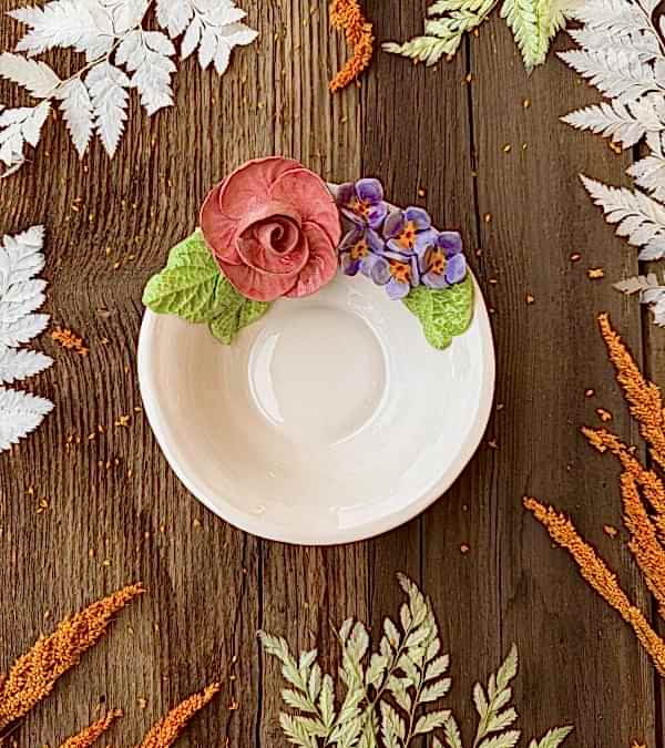 Pembe Gül Küçük Boy Kase