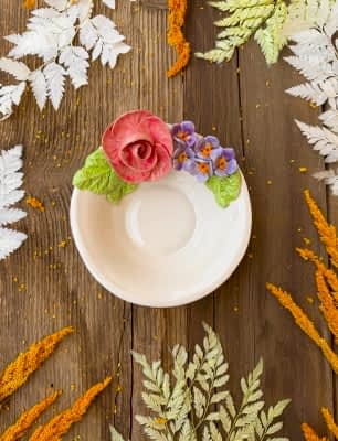 Pembe Gül Küçük Boy Kase