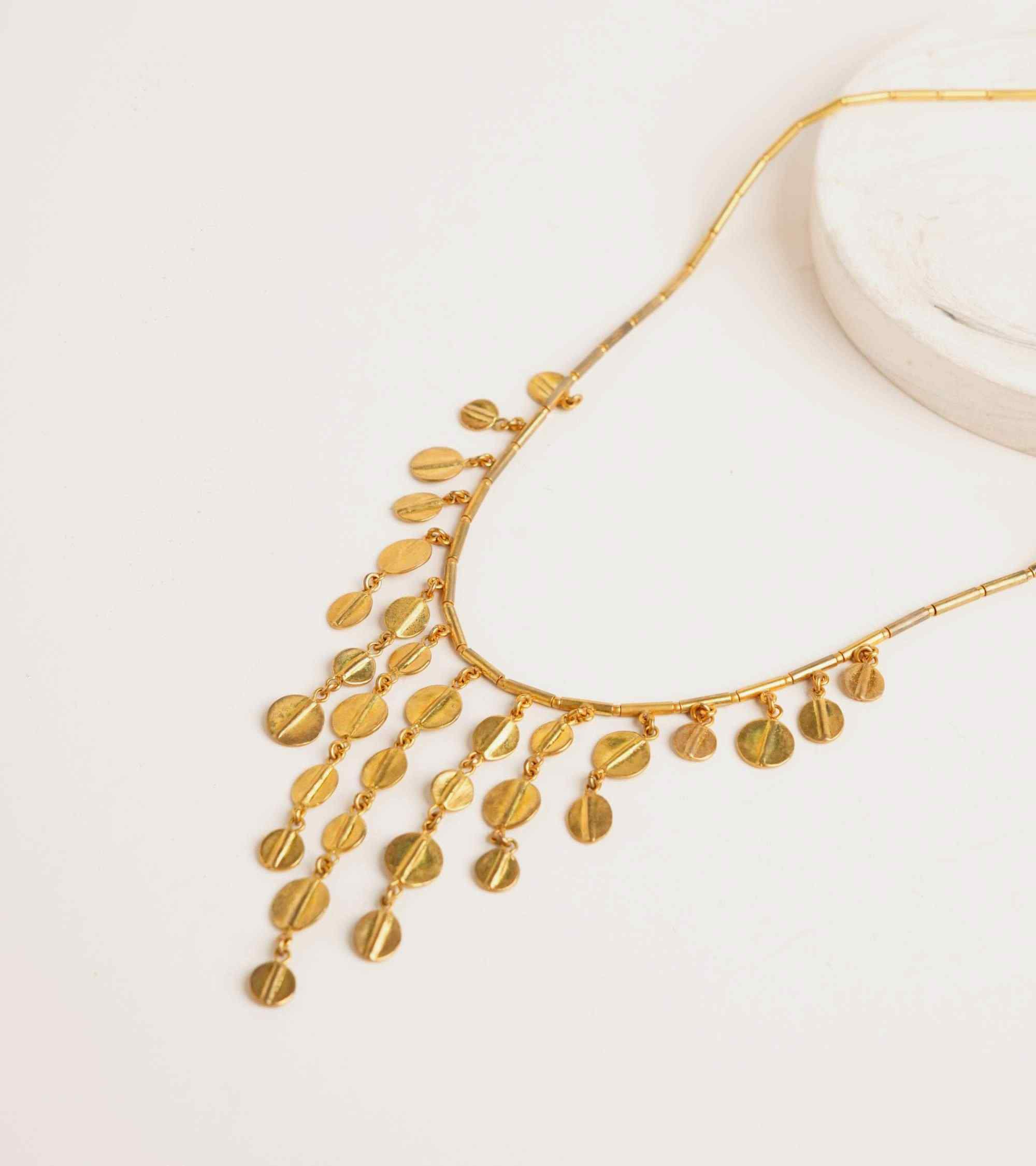 Pul Tasarım Gümüş Kolye